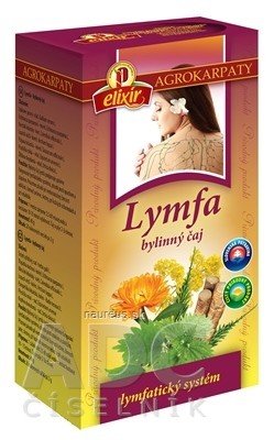 AGROKARPATY, s.r.o. Plavnica AGROKARPATY elixír BIO Lymfa bylinný čaj v nálevových sáčcích 20x2 g (40 g) 42g