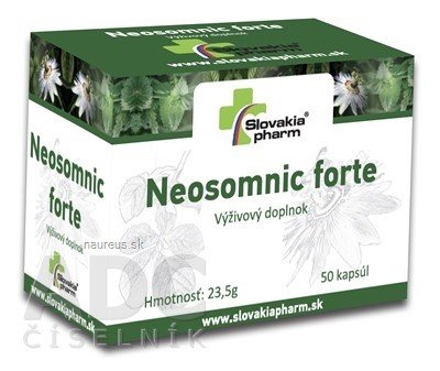 Biomedica, spol. s r.o. Slovakiapharm Neosomnic forte cps 1x50 ks
