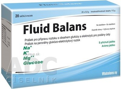 Vitabalans Oy Vitabalans Fluid Balans sáčku 1x20 ks 20 ks