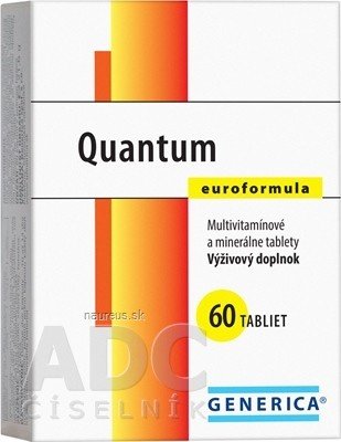 GENERICA spol. s r.o. GENERICA Quantum Euroformula tbl 1x60 ks 60 ks