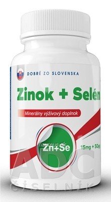 BENEVIT, s.r.o. Dobré z SK Zinek 15 mg + Selen 50 μg tbl 30+10 zdarma (40 ks)