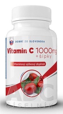 BENEVIT, s.r.o. Dobré z CZ Vitamin C 1000 mg + šipky tbl 1x30 ks