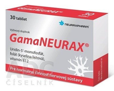 SVUS Pharma a.s. GamaNEURAX tbl 1x30 ks 30 ks