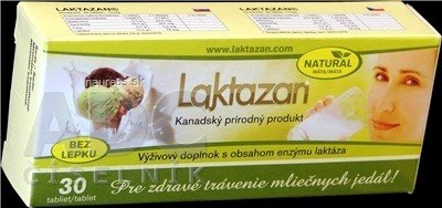 Gelda Scientific LAKTAZAN tablety tbl enzym laktáza s příchutí máty 1x30 ks 30 ks