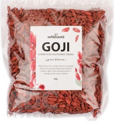 Grade Gabe s.r.o. Nefdesanté GOJI sušené plody kustovnice čínské 1x500 g 500 g