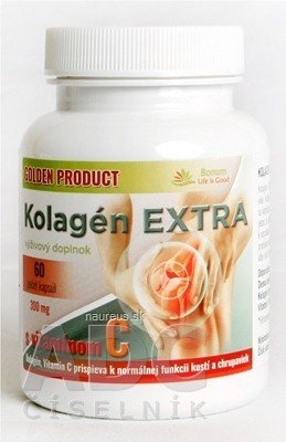 Pavol Kurbel GOLDEN PRODUCT Kolagen EXTRA s vitamínem C 40 mg cps 1x60 ks