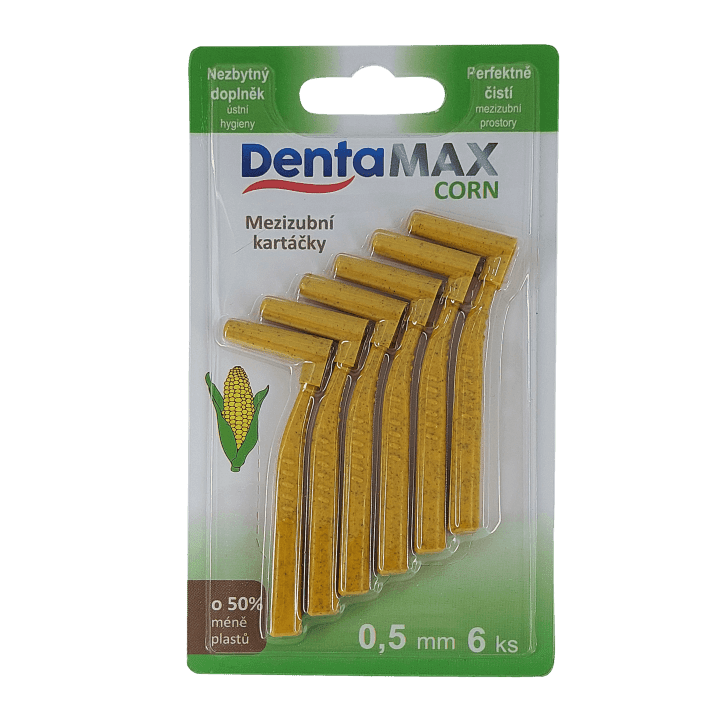 DentaMax Corn Mezizubní kartáčky 0,5mm 6ks