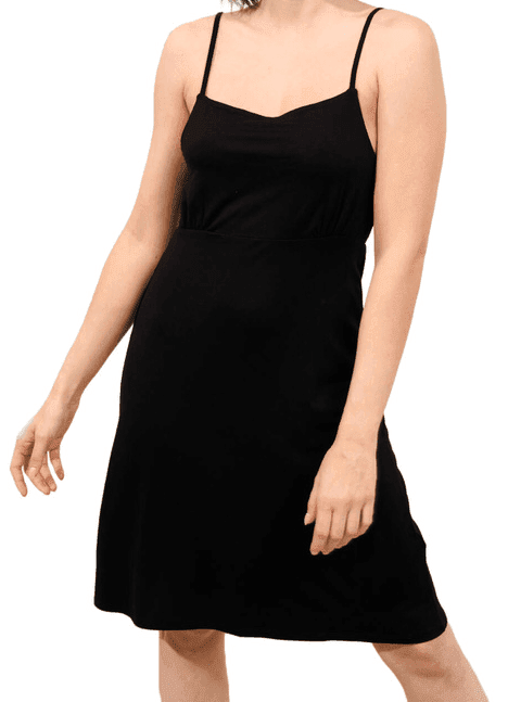 Dámské černé viskózové šaty Orsay