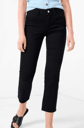 Černé rovné kalhoty Orsay