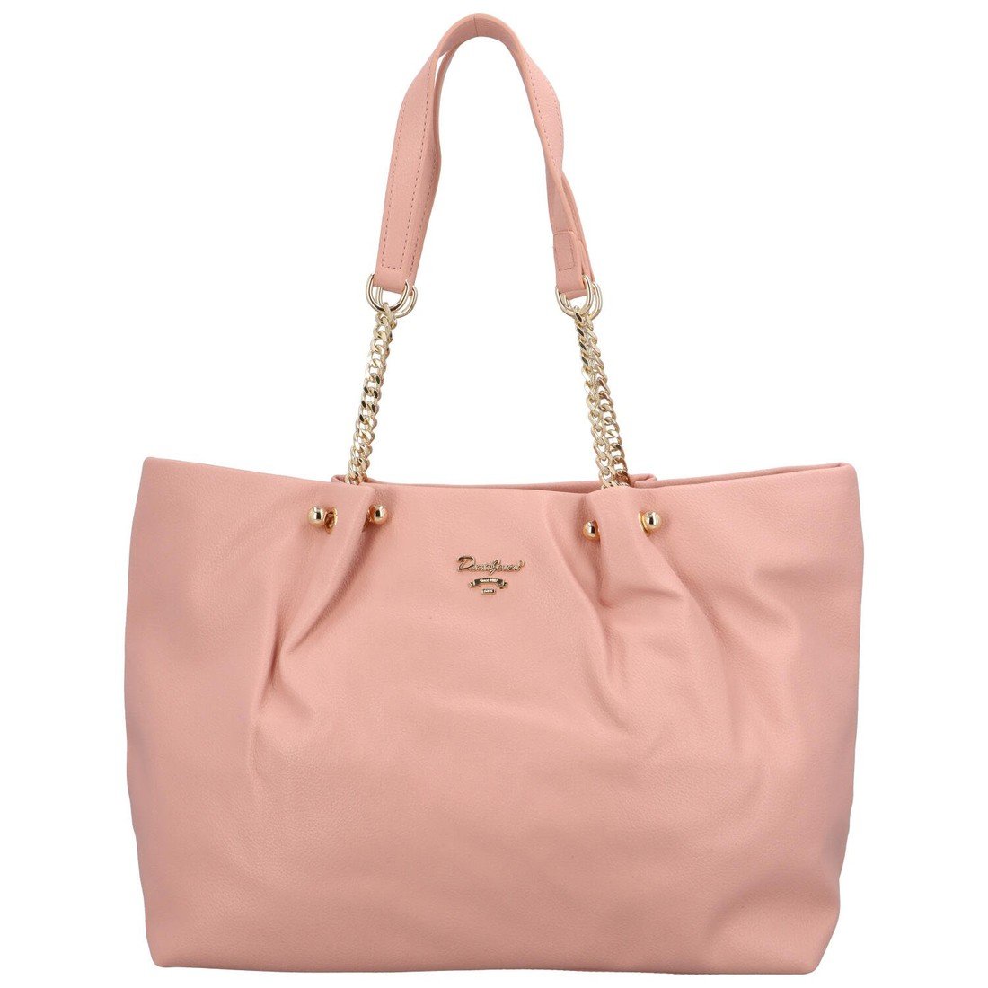 Dámská koženková kabelka Paula, růžová