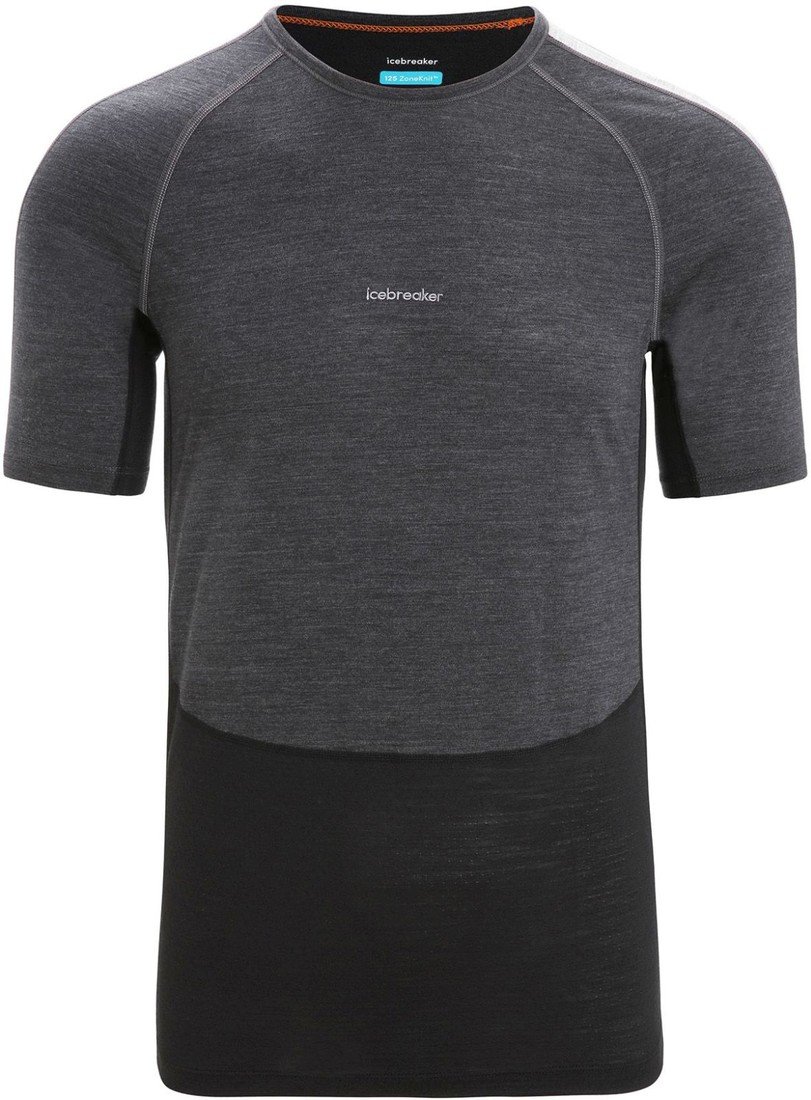 M 125 ZoneKnit SS Crewe - jet heather/black/metro heather/cb L