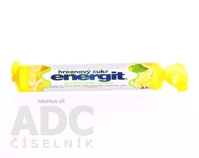 VITAR s.r.o. Energit hroznový cukr MULTIVITAMÍN, Citron pastilky 1x17 ks (37,4 g) 17 ks