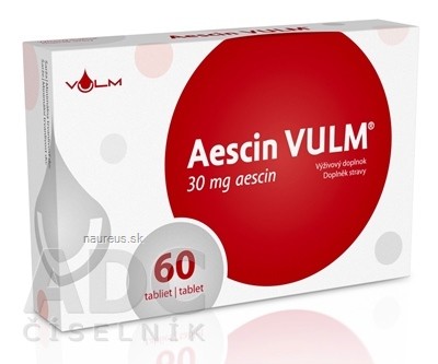 VULM s.r.o. Aescin VULM 30 mg tbl flm 1x60 ks 60 ks