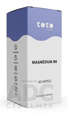 TOTO Pharma s.r.o. TOTO magnézium B6 cps 1x60 ks