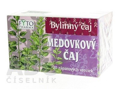FYTOPHARMA, a.s. FYTO meduňkový ČAJ 20x1 g (20 g) 20 x 1 g