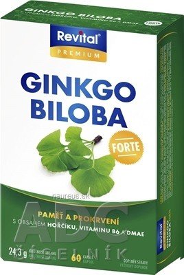 VITAR s.r.o. Revital GINKGO BILOBA FORTE cps 1x60 ks 60 ks