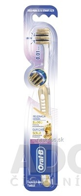 PROCTER & GAMBLE Oral-B Ultrathin GUM CARE GOLD XS zubní kartáček ExtraSoft s menší hlavou, vlákna 0,01mm, 1x1 ks ks
