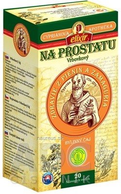 AGROKARPATY, s.r.o. Plavnica AGROKARPATY Cypriána, na prostatu bylinný čaj, čistý přírodní produkt, 20x2 g (40 g) 20 ks