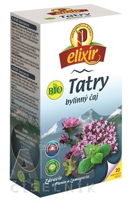 AGROKARPATY, s.r.o. Plavnica AGROKARPATY BIO Tatry bylinný čaj, čistý přírodní produkt 20x1,5 g (30 g) 20 ks