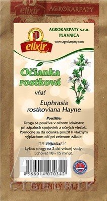AGROKARPATY, s.r.o. Plavnica AGROKARPATY světlíku lékařského nať bylinný čaj 1x30 g 30 g
