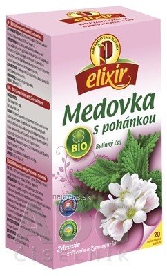 AGROKARPATY, s.r.o. Plavnica AGROKARPATY BIO Meduňka s pohankou bylinný čaj, balené sáčky, 20x1,5 g (30 g)