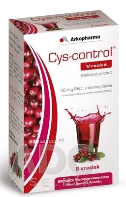 ARKOPHARMA Cys-control granulát v sáčcích 1x6 ks 6 ks