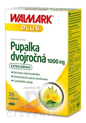 WALMARK, a.s. WALMARK Pupalka dvouletá 1000 mg cps (inů. 2019) 1x30 ks 1000mg