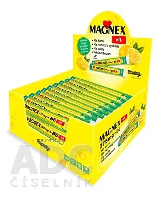 Vitabalans Oy Vitabalans MAGNEX 375 mg + B6 effervescent DISPLEJ tbl eff Lemon 18x20 ks, 1x1 set