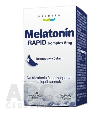 Salutem Pharma s.r.o. Melatonin RAPID komplex 5mg SALUTEM rozpustné tablety 1x100 ks