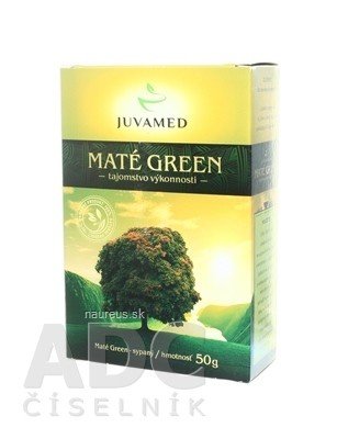 JUVAMED s.r.o. JUVAMED MATÉ GREEN ČAJ sypaný 1x50 g 50 g