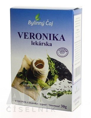 JUVAMED s.r.o. JUVAMED VERONIKA LÉKAŘSKÁ - nať bylinný čaj sypaný 1x30 g 30 g
