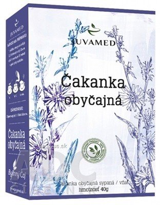 JUVAMED s.r.o. JUVAMED ČEKANKA OBECNÝ - nať bylinný čaj sypaný 1x40 g 40g
