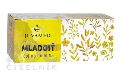 JUVAMED s.r.o. JUVAMED MLÁDÍ čaj na imunitu bylinný čaj v nálevových sáčcích 20x1,5 g (30 g)