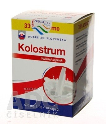 Dobré zo Slovenska, s.r.o Dobré z SK Kolostrum 400 mg cps 30 + 10 zdarma (40 ks) 40 ks