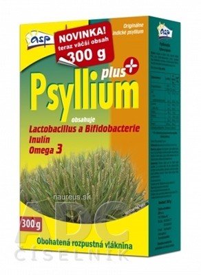 A S P s.r.o. asp Psyllium PLUS rozpustná vláknina, s laktobacily a bifidobakteriemi, 1x300 g 300 g