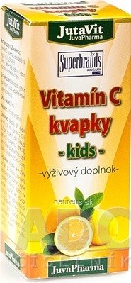JuvaPharma Kft. JutaVit Vitamin C kapky - kids 1x30 ml 30 ml