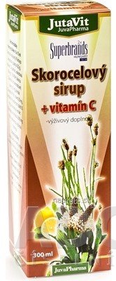 JuvaPharma Kft. JutaVit Jitrocelový sirup + vitamín C 1x300 ml 300 ml