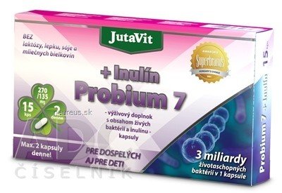 JuvaPharma Kft. JutaVit Probium 7 + Inulin cps 1x15 ks
