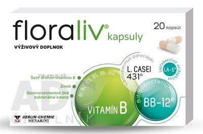 Biofarma S.p.a Floraliv tobolky cps (inů. 2021) 1x20 ks