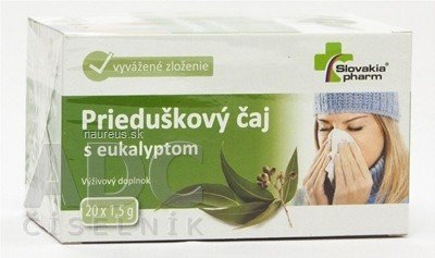 HERBEX spol. s r.o. Slovakiapharm Průduškový čaj s eukalyptem 20x1,5 g (30 g) 20 x 1.5 g