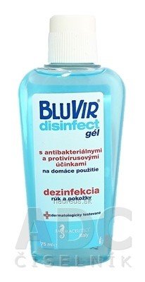 Farmaceutici Srl. c.u.s. BLUVIR DISINFECT gel dezinfekční gel na ruce 1x75 ml 75ml