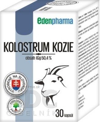 BENEVIT, s.r.o. EDENPharma KOLOSTRUM KOZÍ cps 1x30 ks 30 ks