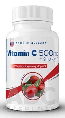 BENEVIT, s.r.o. Dobré z CZ Vitamin C 500 mg + šipky tbl 1x30 ks