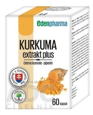 EDENPharma, s.r.o. EDENPharma kurkumy extrakt plus cps 1x60 ks 60 ks