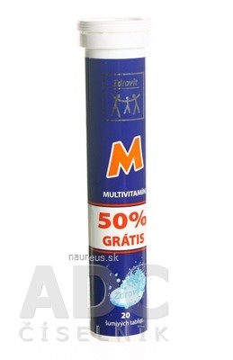 NP PHARMA Sp. z o.o. Zdrovit MULTIVITAMIN 50% grátis tbl eff (šumivé tablety) 1x20 ks 20 ks