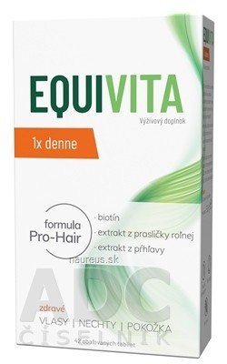 NP PHARMA Sp. z o.o. EQUIVITA tbl (1x denně) vlasy, pokožka, nehty 1x42 ks 42 ks