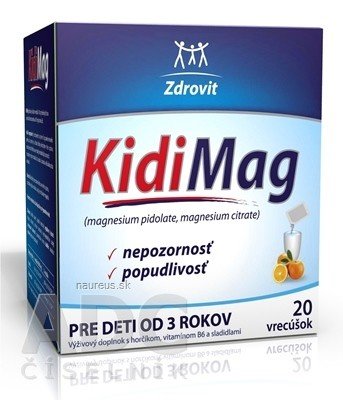 NP PHARMA Sp. z o.o. Zdrovit KidiMag sáčky 1x20 ks 20 ks