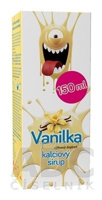 VULM s.r.o. Kalciový sirup Vanilka, VULM 1x150 ml 150 ml
