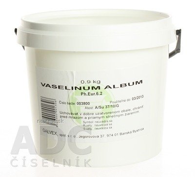 GALVEX spol. s.r.o. Bílá vazelína Ph.Eur. - GALVEX ung 1x900 g 900 g