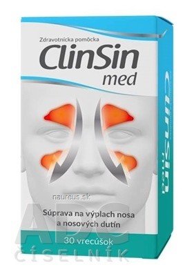 Natur Produkt Pharma S.p. Z o.o. CLIN SIN med na výplach nosu, sáčky 1x30 ks 30 ks